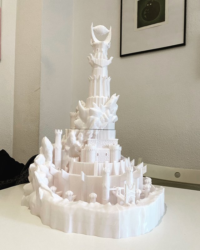 Barad dur , maqueta LOTR