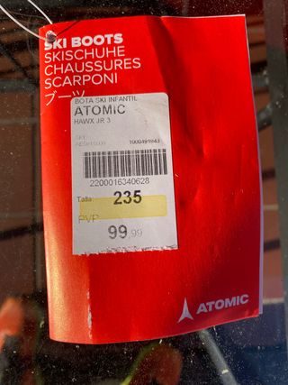 Botas esquí junior 23,5