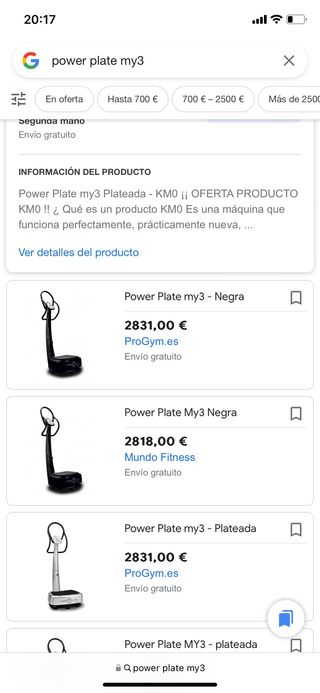 Power plate my3 plataforma vibratoria