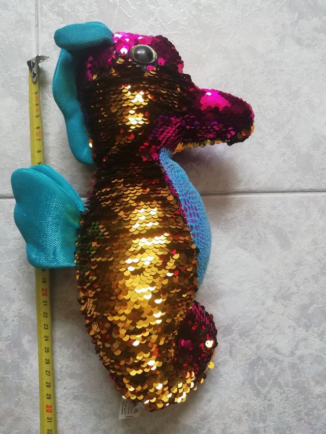 Peluche de lentejuelas