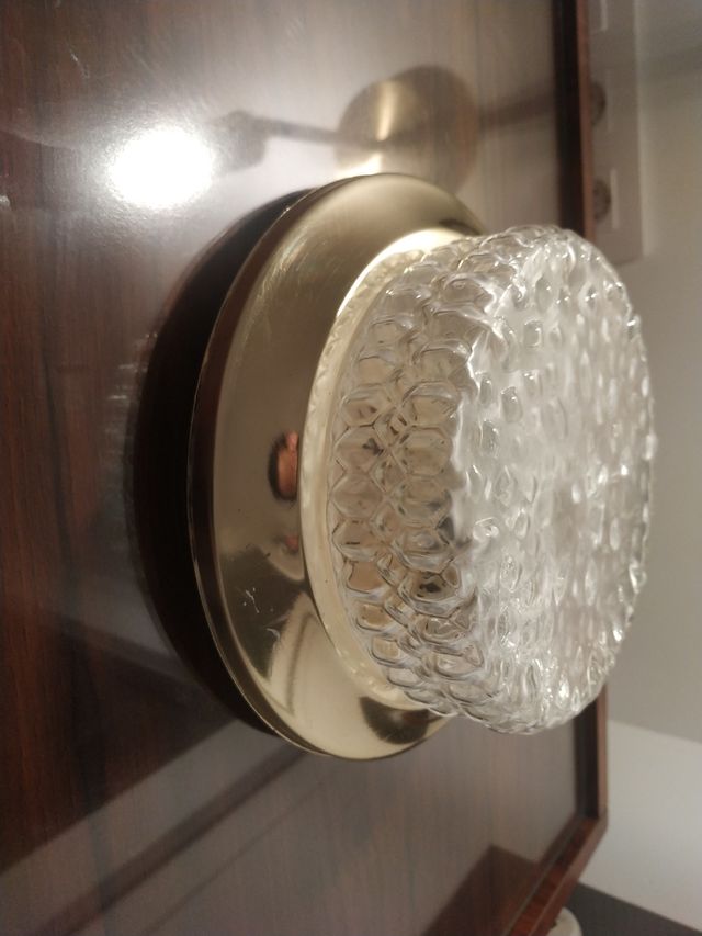 Farol aplique dorado