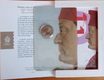 Moneda 2 euros San Marino 2022