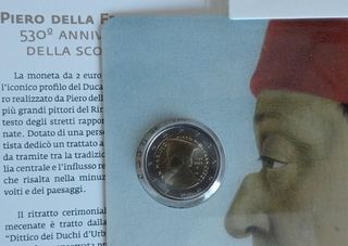 Moneda 2 euros San Marino 2022