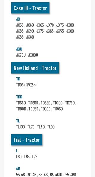 filtro de aire exterior tractor