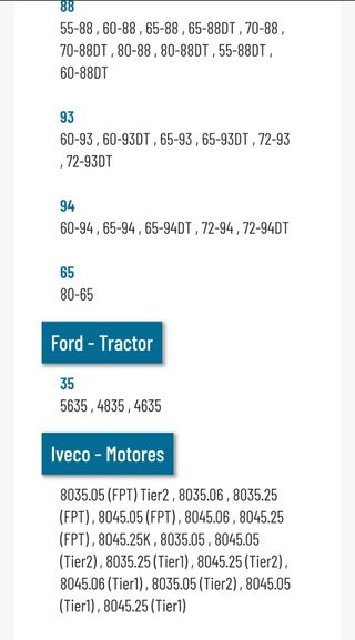 filtro de aire exterior tractor