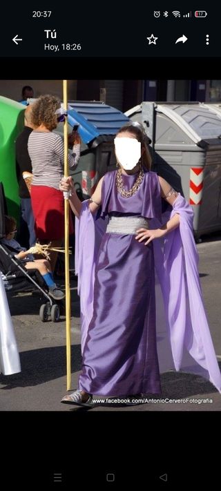 traje personaje semana santa niña  