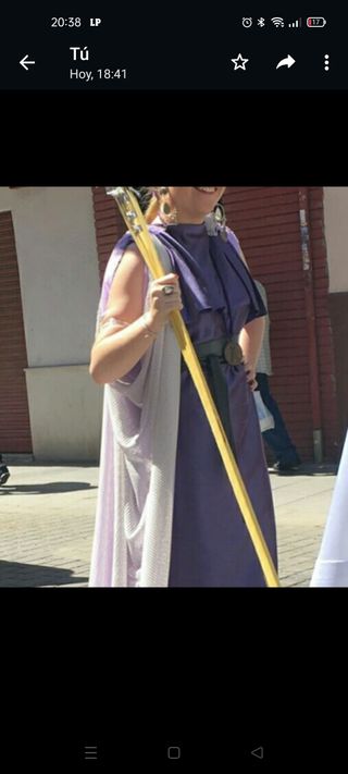 traje personaje semana santa niña  