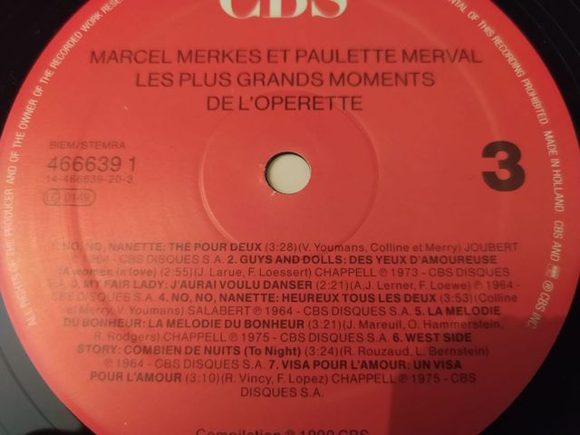 Vinilo Marcel Merkes and Paulette Merval de segunda mano por 5 EUR en