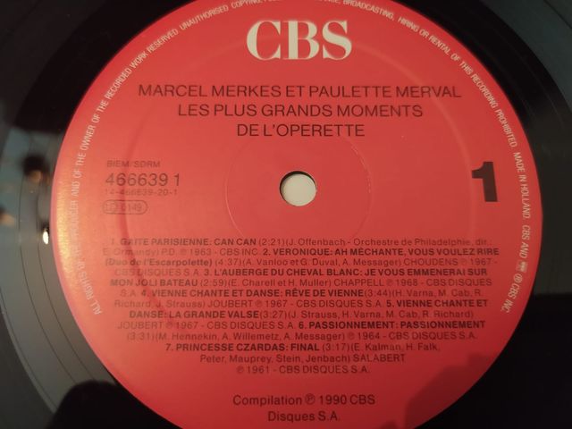 Vinilo Marcel Merkes and Paulette Merval de segunda mano por 5 EUR en