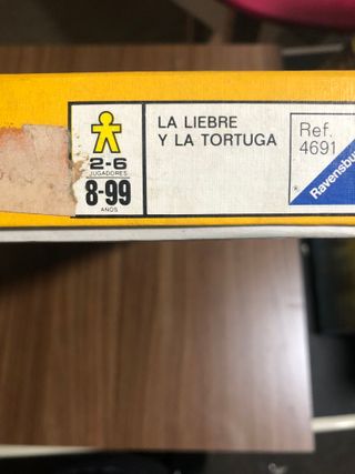 Juego de Mesa Antiguo la Libre y la Tortuga 81