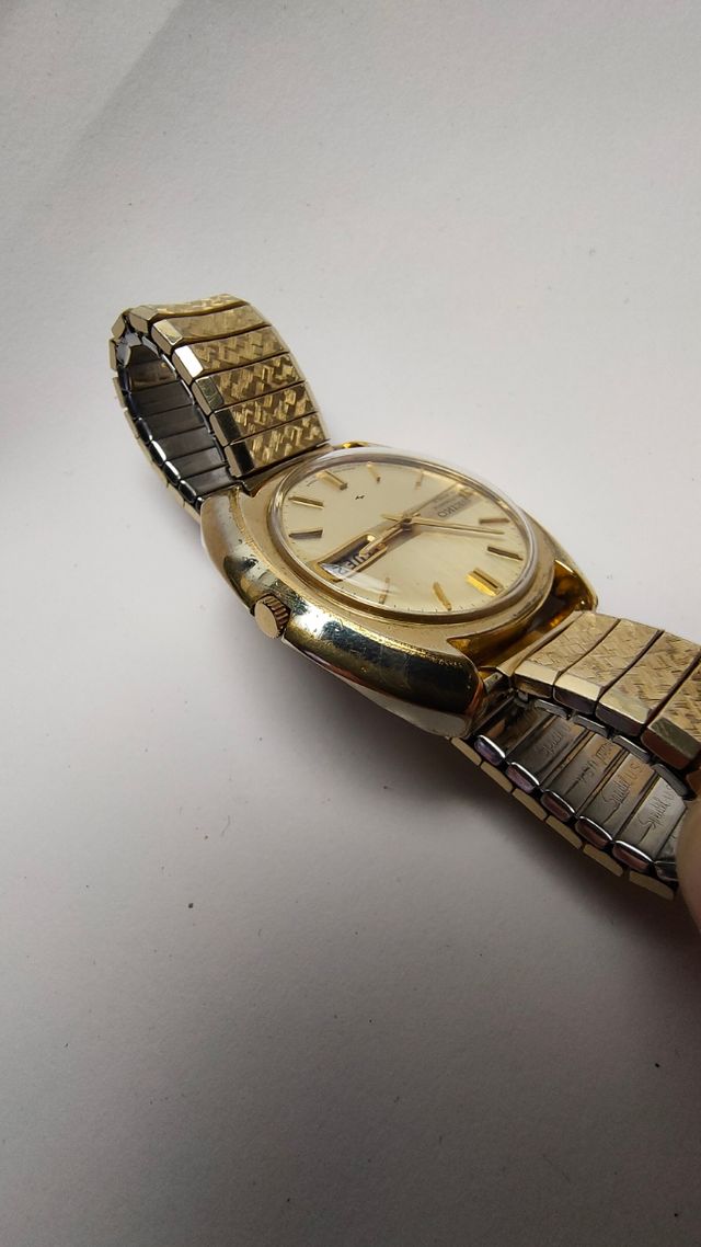 Seiko 7006 Automático Vintage 1970 bañado oro