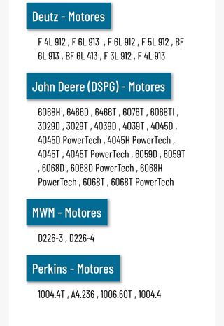 filtro combustible tractor