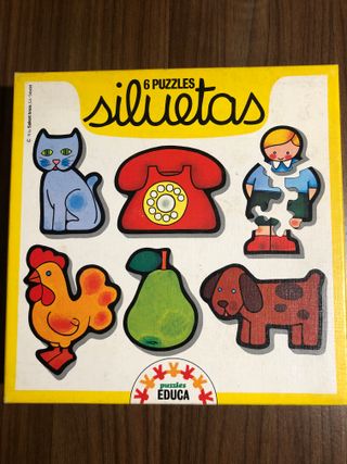 Puzzle siluetas Educa 79 sin usar