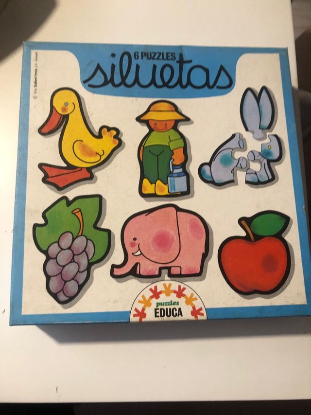 Puzzle siluetas Educa 79 sin usar