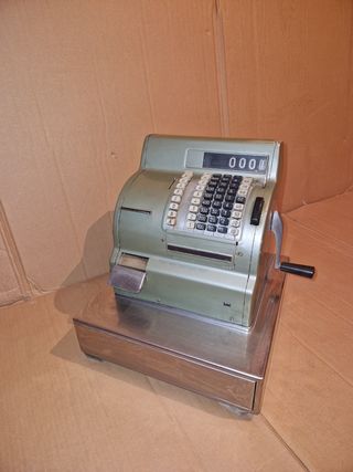 MAQUINA REGISTRADORA ANTIGUA AÑOS 60.