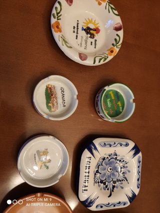 Lote de 18 ceniceros