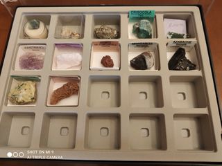 Gran lote de piedras preciosas y minerales