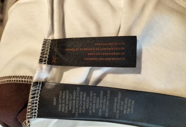 Camiseta Coach hombre S.