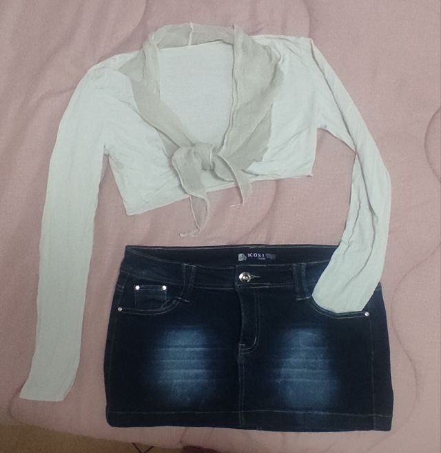 minigonna più coprispalle in regalo