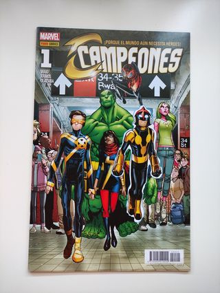 Campeones 1 Panini Marvel