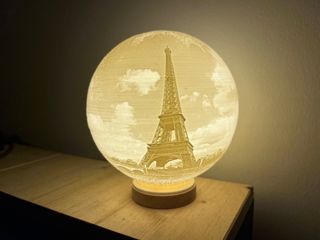 Lámpara De Luna 3D Con Soporte De Madera, 3.9 In, 16 Colores, Luz Nocturna Decorativa Para El Hogar, Luz LED Recargable Con Control Remoto Y Táctil, Luz LED USB, Regalos únicos