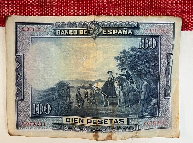 Billete de 100 pesetas 1928