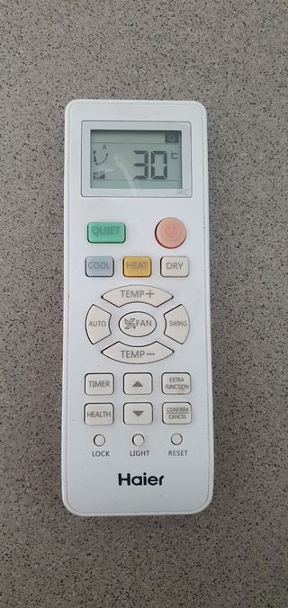 Mando inalambrico aire acondicionado HAIER