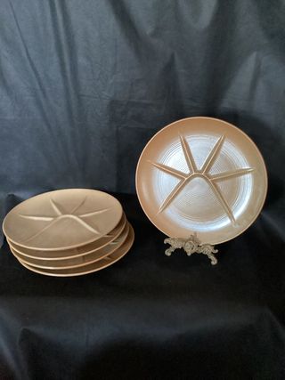 Set de 6 platos vintage.