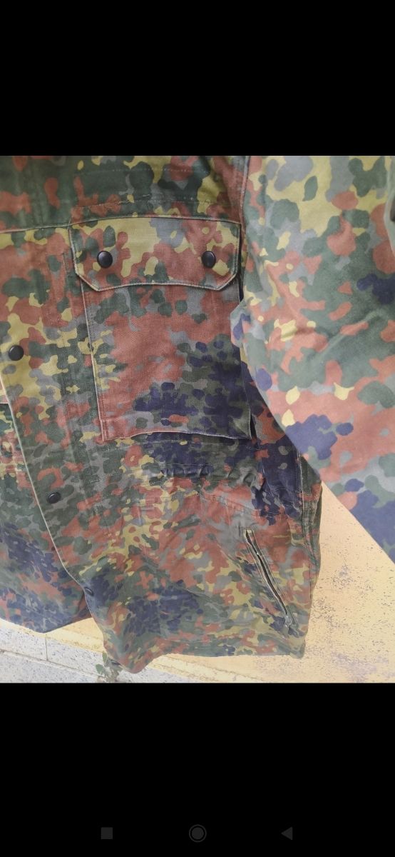 parka camuflaje airsoft s-m unisex