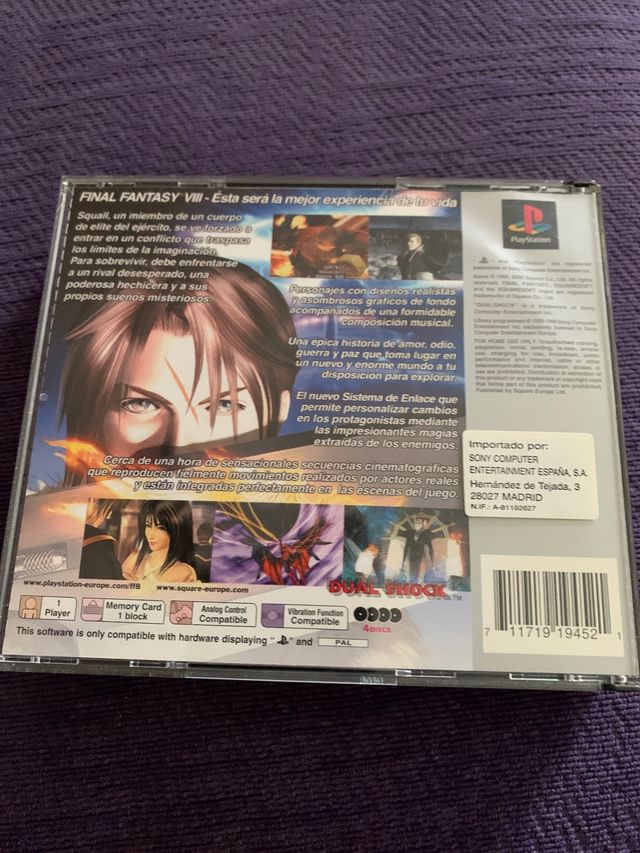 ps1 psx final fsntasy 8