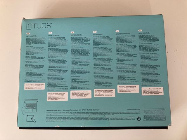 Tableta digital Wacom Intuos