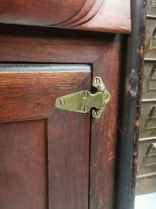 nevera antigua. mueble bar. art deco