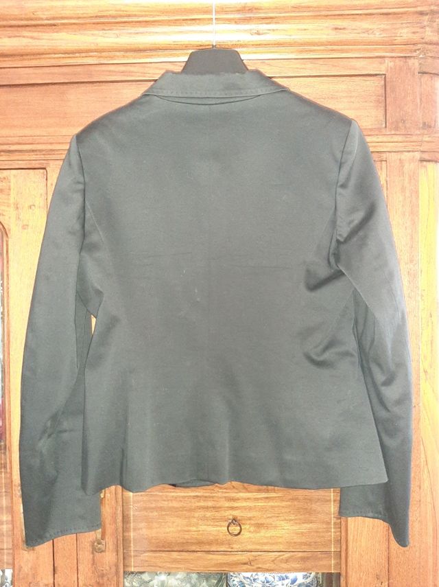 Giacca nera in cotone da donna, Pancaldi. Tg 46 it