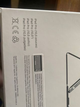 Teclado funda iPad Pro A estrenar