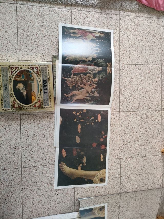 Botticelli La Primavera , detalles aumentados