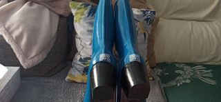 Unicas botas agua Gioseppo 40 turquesas estrenar