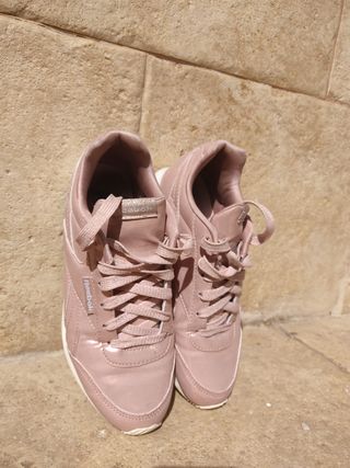 zapatillas Reebok royal brillo rosas