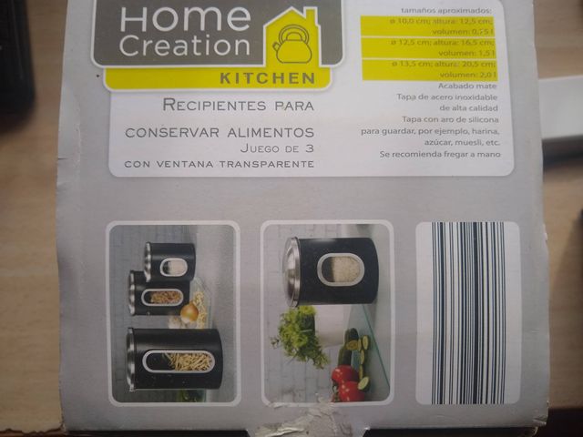 set de 3 contenedores herméticos x alimentos