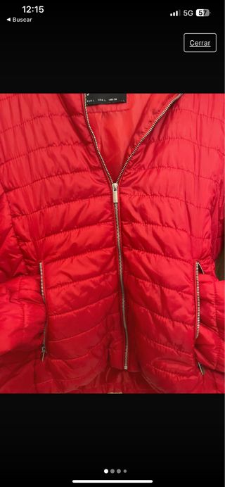 Cazadora ligera roja