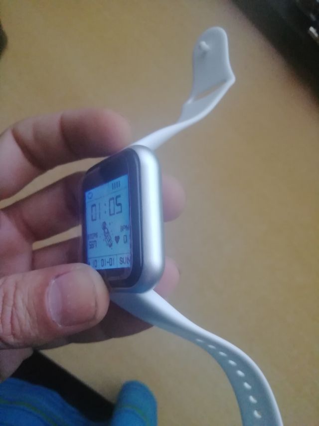 Reloj inteligente smart bracelet blanco