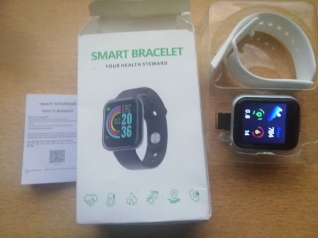 Reloj inteligente smart bracelet blanco