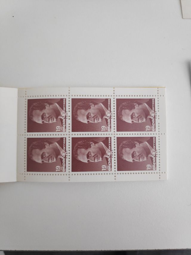 5 Series basicas de sellos 19pta Juan Carlos I