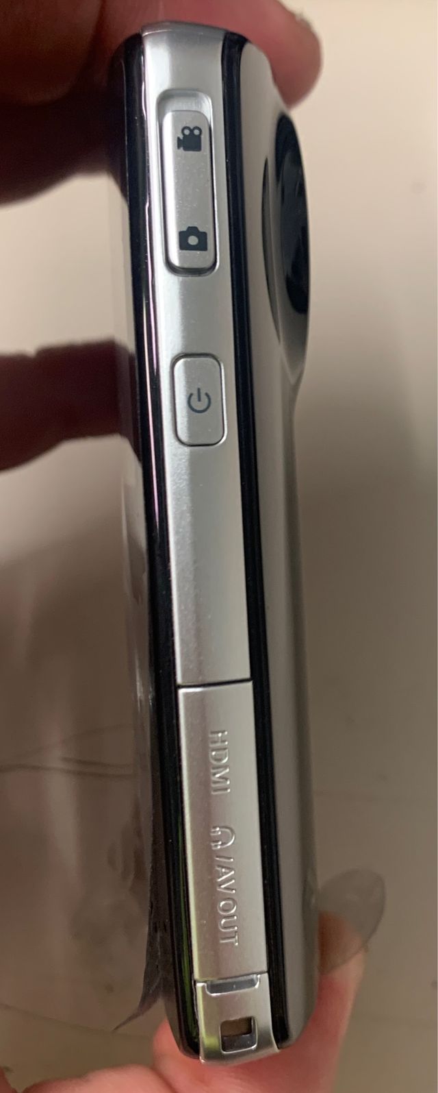 Videocámara de alta definición 1080 Full HD.