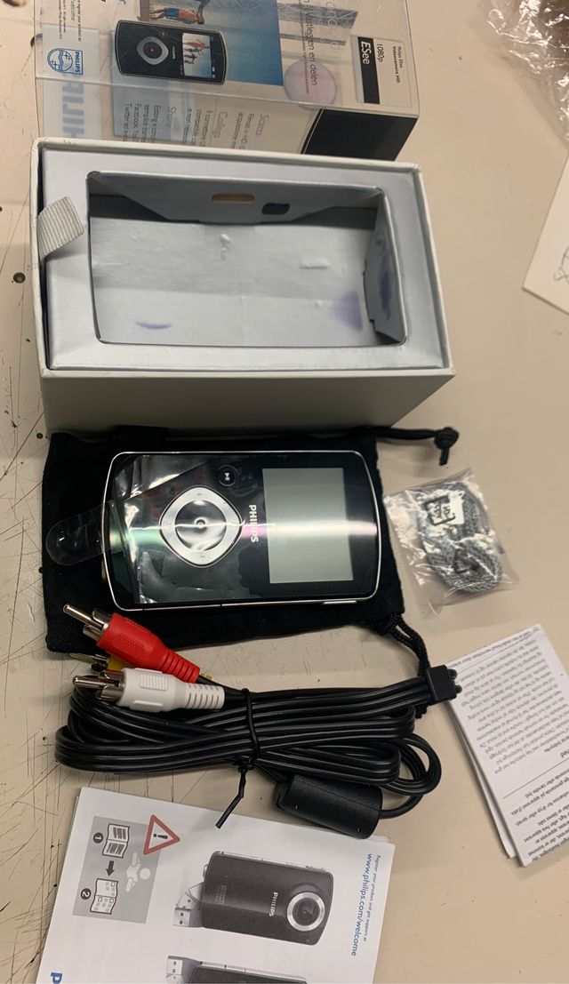 Videocámara de alta definición 1080 Full HD.