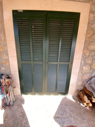 4 persianas aluminio