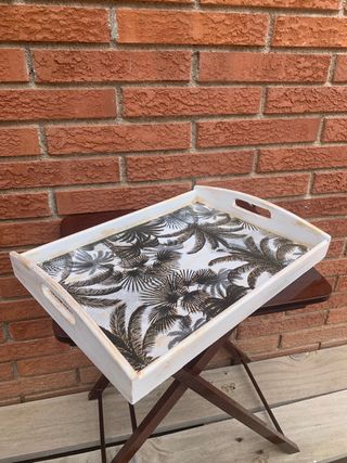 BANDEJA DE MADERA DECORADA DISPONIBLE!!