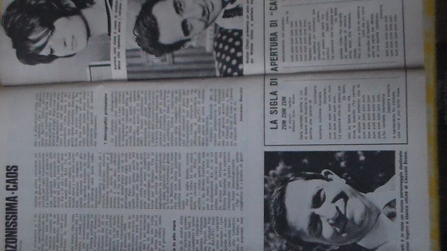 Giornali SORRISI E CANZONI TV anni '60