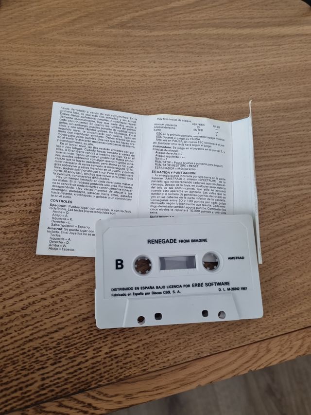 Juego ordenador Renegade