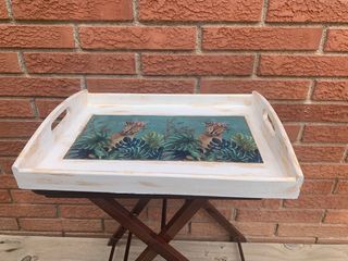 BANDEJA DE MADERA DECOUPAGE DISPONIBLE!!