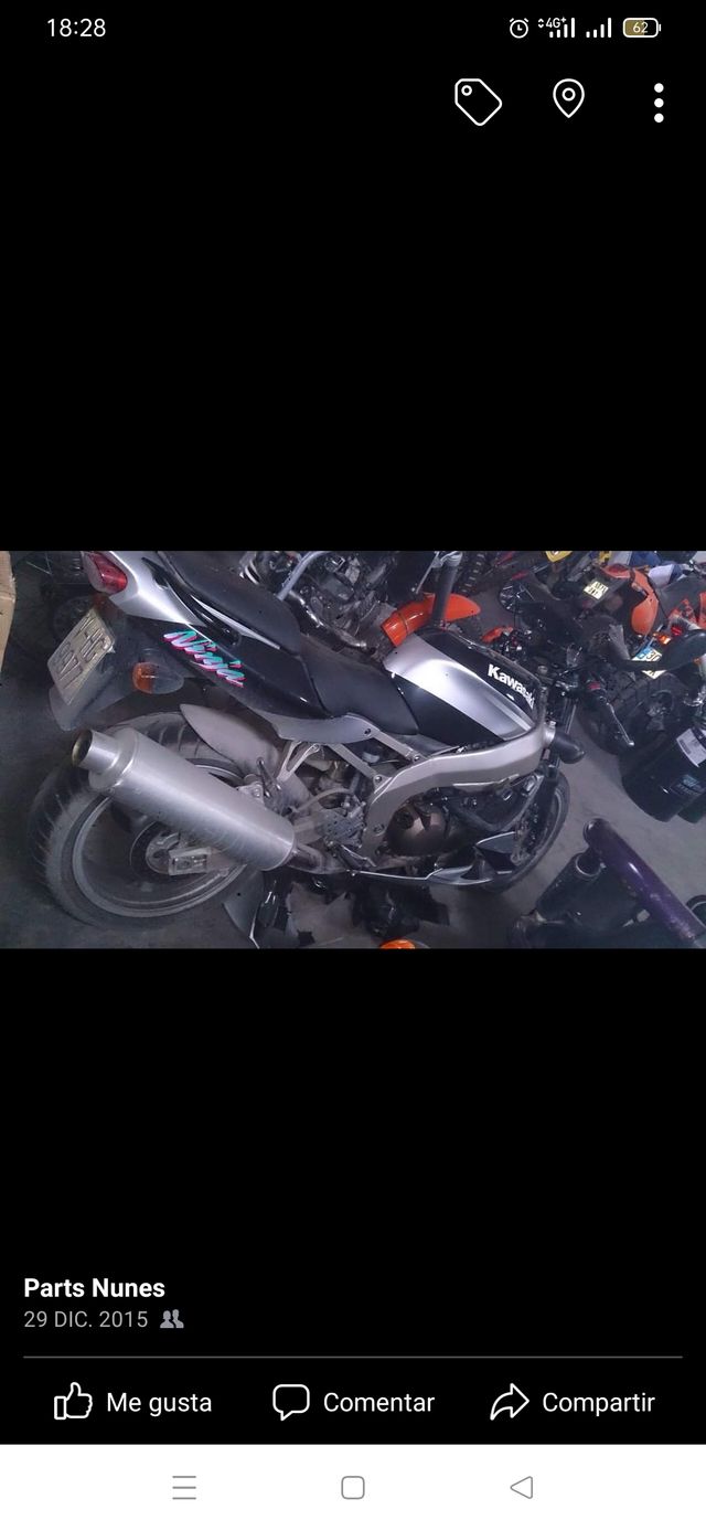 Despiece kawasaki zx6r 1998 1999 2000 2001 2002